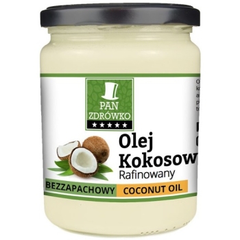 Pan Zdrówko Olej kokosowy rafinowany 500ml