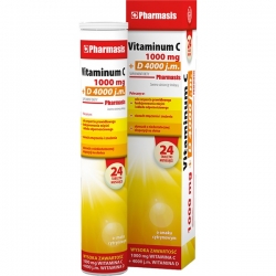Pharmasis Witamina C 1000 + D3 4000 24 tab.