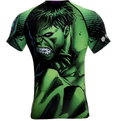 POUNDOUT Rashguard Marvel Hulk - krótki rękaw