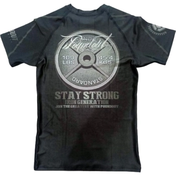 POUNDOUT Rashguard IRON Generation - krótki rękaw