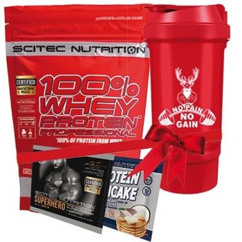 Scitec 100% Whey Protein Professional 500g + Shaker Renifer