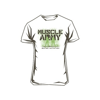 Scitec T-shirt Muscle Army White damski