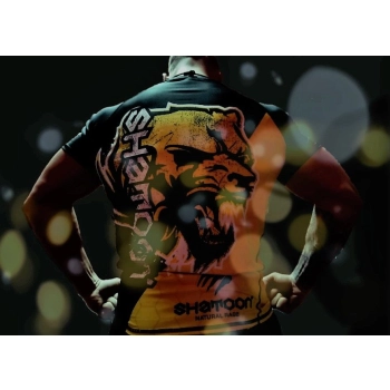 Shatoon Rashguard Black-Orange Black Thread