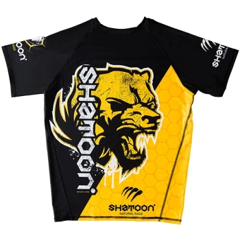 Shatoon Rashguard Black-Orange Black Thread