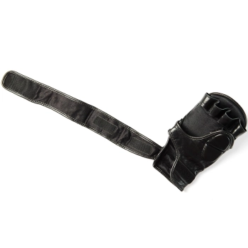 Shatoon Rękawice MMA Skórzane Sparingowe Czarne