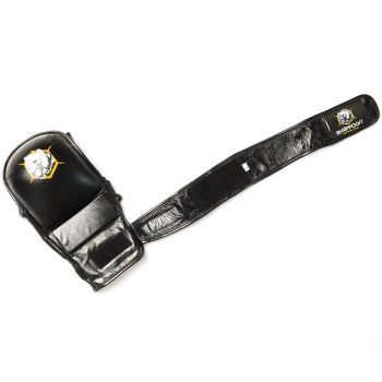 Shatoon Rękawice MMA Skórzane Sparingowe Czarne