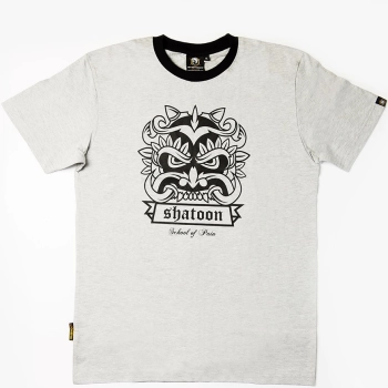 Shatoon T-Shirt Maska School of Pain Grey