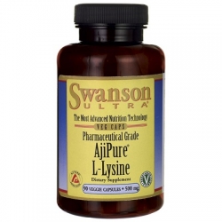Swanson AjiPure L-lysine 500mg 90 kaps.