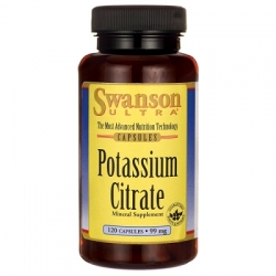 Swanson Cytrynian Potasu Potassium Citrate 120 kaps.