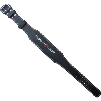 Titanium Sport Pas Kulturystyczny Skórzany