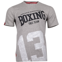 Trec Wear T-Shirt 037 Boxing Melange - koszulka szara