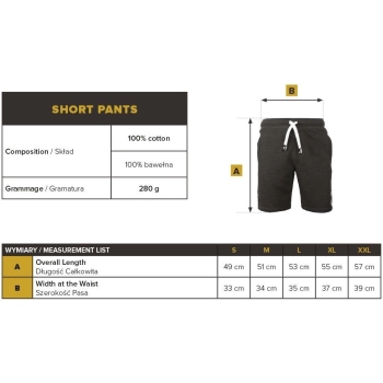Trec Wear Short Pants 015 - Spodenki Czarne