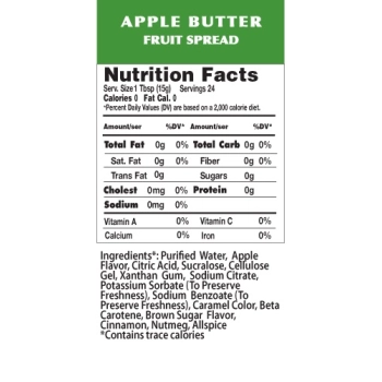 Walden Farms Fruit Spread Apple Butter 340g